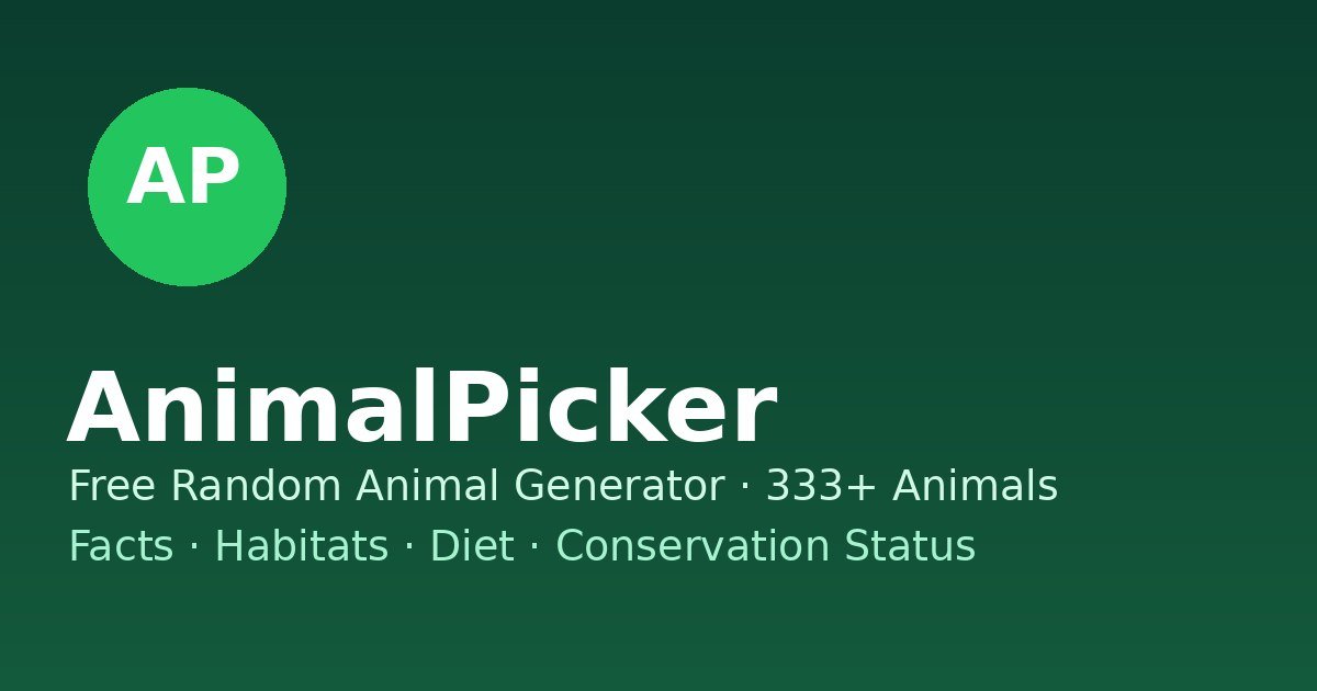 Random Fish Generator - Free Tool | AnimalPicker